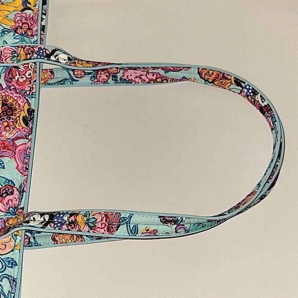 Disney Mickey Mouse and Friends Colorful Garden Iconic Vera Tote by Vera Bradley - Picture 12 of 13